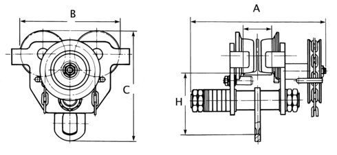 LD Geared Trolley