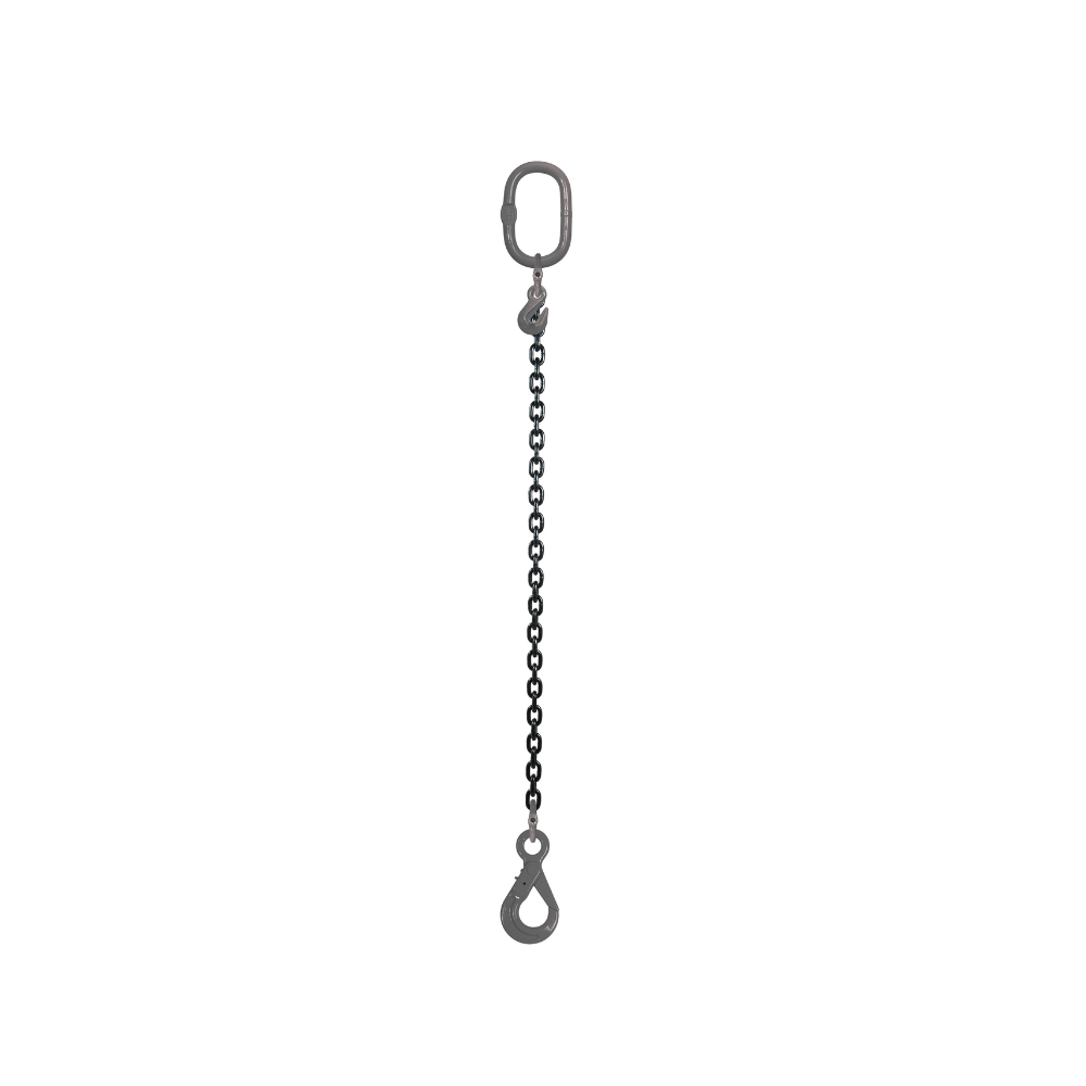 Chain sling 1-leg with safety hook, grade 10