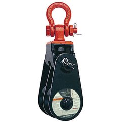 Snatch Block McKissick 409 Double Sheave with Shackle - Light Champion