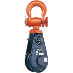 McKissick 421 Champion Snatch Block shackle fitting single sheave 15 to 60 ton Snatch Block McKissick 421 with Shackle - Champion