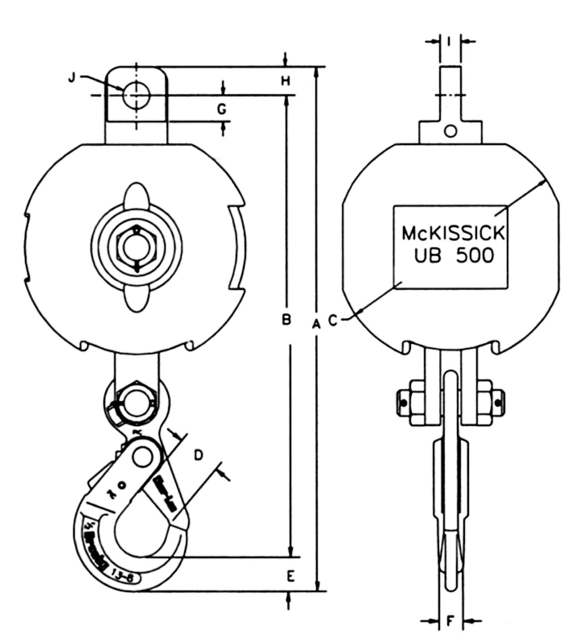 Overhaul ball S316A shurloc Hook