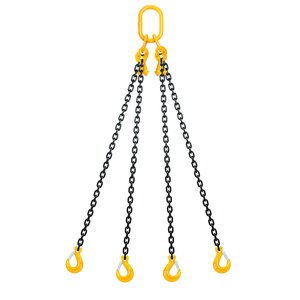 Chain sling 4-leg with latch hook