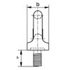 BS4278 Metric Eyebolt Dimensions Image 2