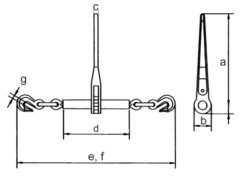 Load binder POWERTEX PLB measurements Load binder POWERTEX PLB measurements