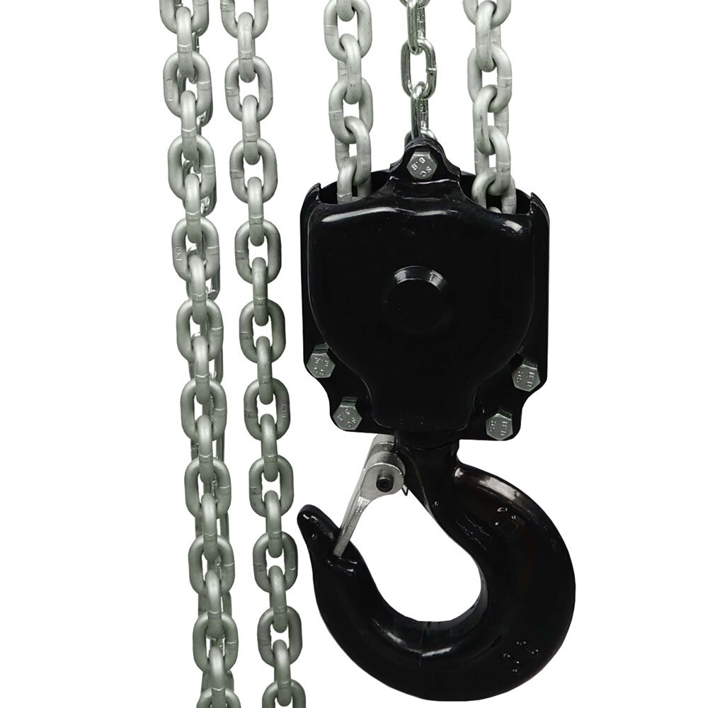 Close-up POWERTEX chain hoist hook Close-up POWERTEX chain hoist hook