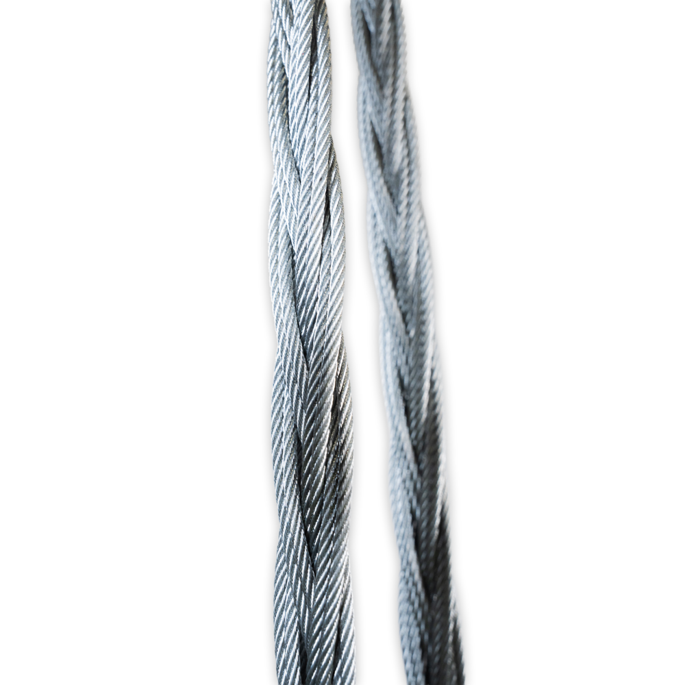 Steel flat braided wire sling for lifting loads Steel flat braided wire sling for lifting loads