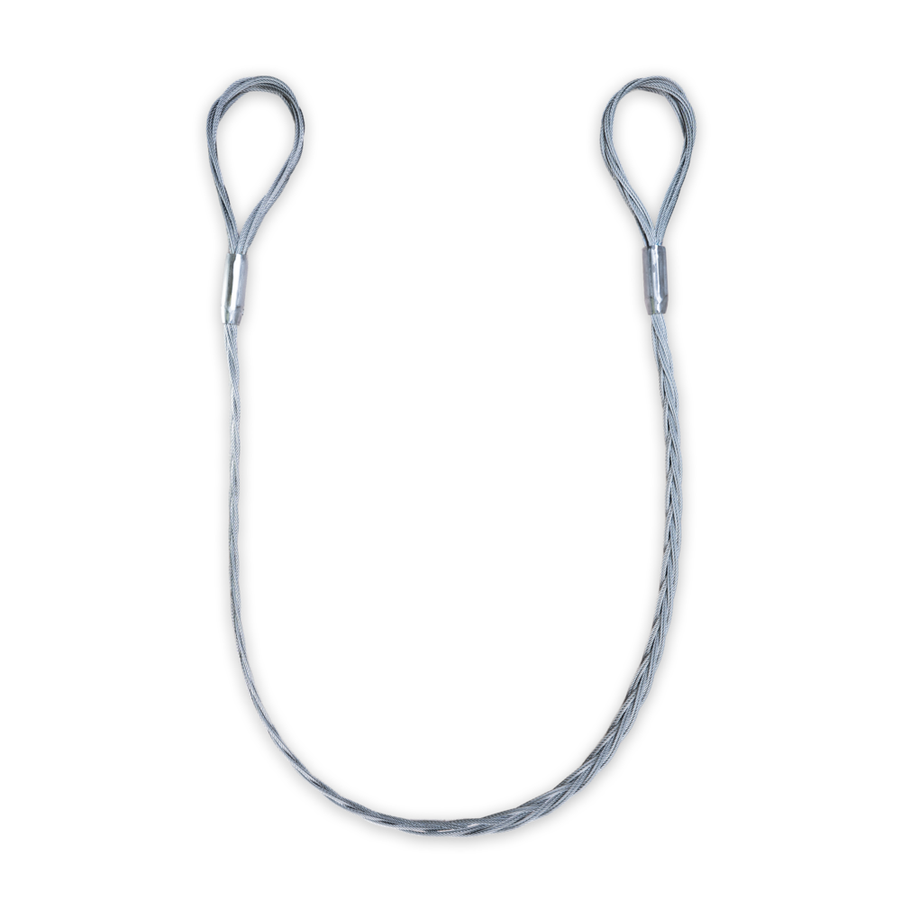 Lifting sling flat braided wire sling close view Flat Braided Wire Sling Powertex - FWS