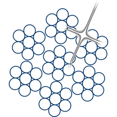 Steel Wire Rope ROPETEX S49 Stainless Steel cross section Steel Wire Rope ROPETEX S49 Stainless Steel
