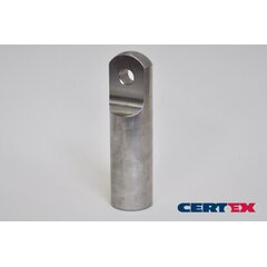 Stainless steel spade end