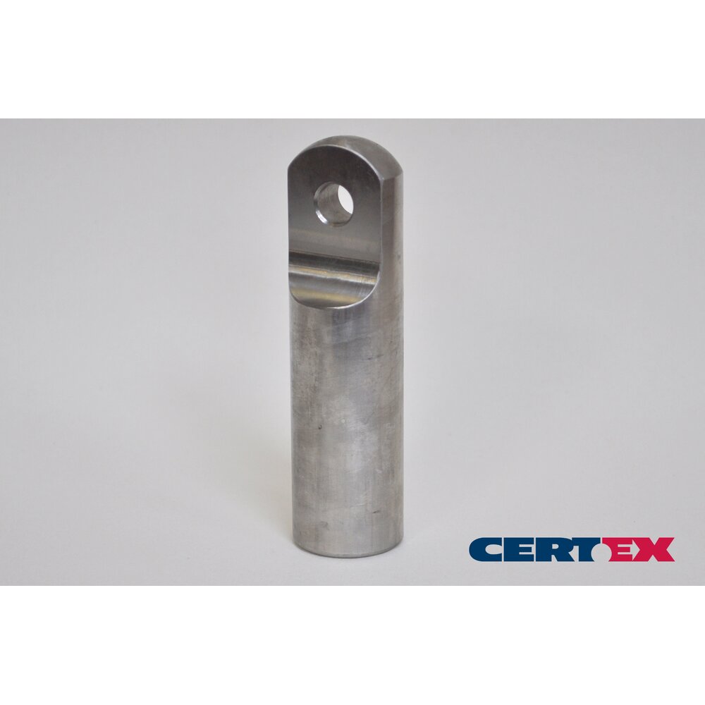 Stainless steel spade end