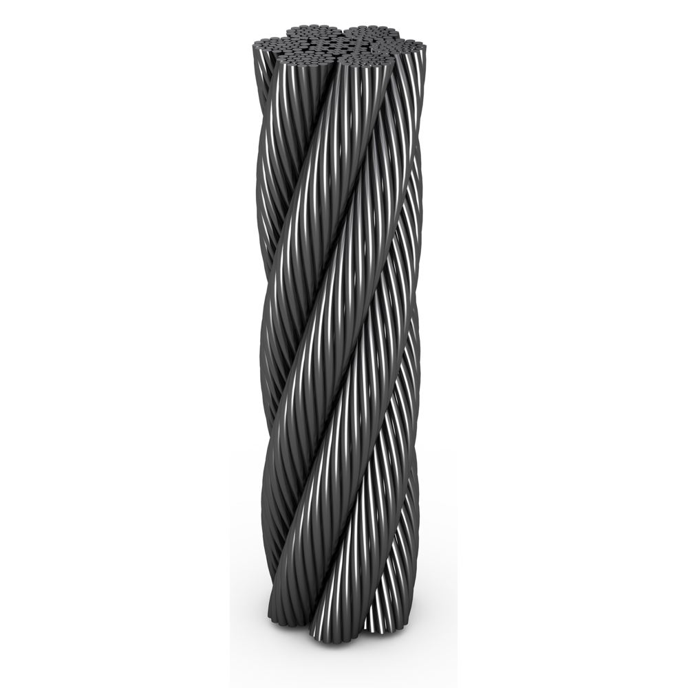 Steel wire rope 6x36-IWRC