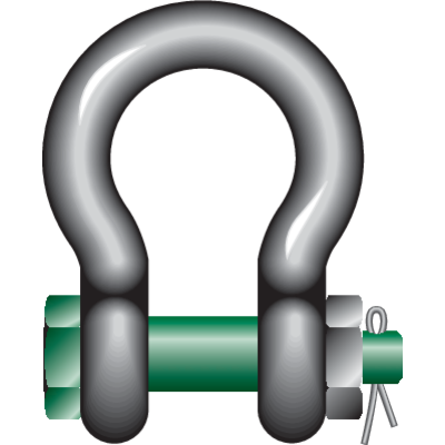 Bow Shackles with Safety Bolt G-4163 Bow Shackles with Safety Bolt G-4163