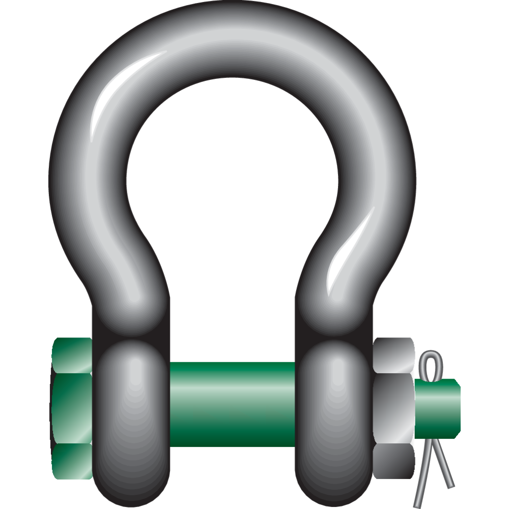 Bow Shackles with Safety Bolt G-4163 Bow Shackles with Safety Bolt G-4163