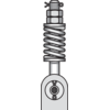 Wedge socket 3050 type D - for lifting - measurements