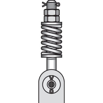 Wedge socket 3050 type D - for lifting - measurements