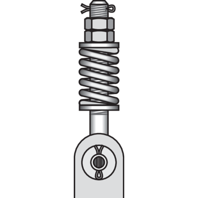 Wedge socket 3050 type D - for lifting - measurements
