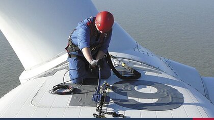 Service inspection windmill