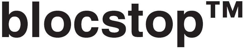Block Stop Logo Block Stop Logo in B&W a trademark of Tractel