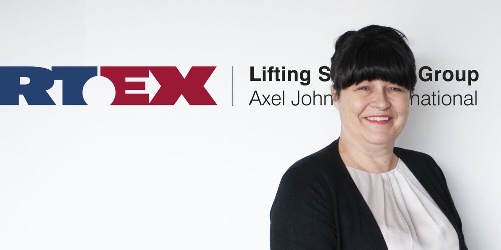 Certex UK continues to strive with ISO 45001 Trina McAnulty Portrait photo in front of Certex Logo