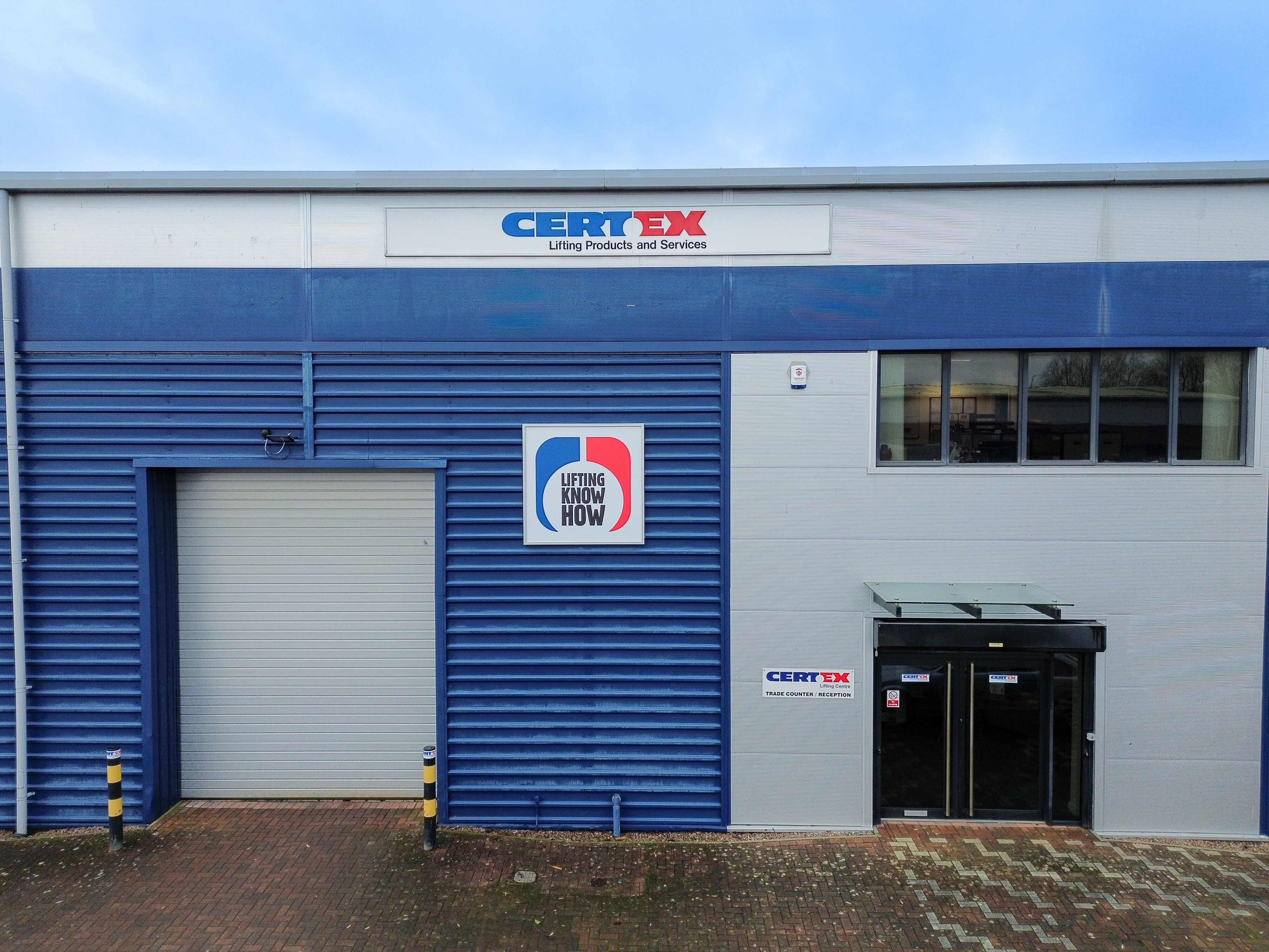 front of the warehouse image of Certex Gloucester