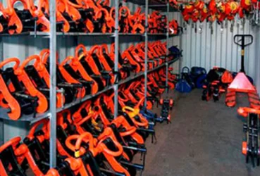 Lifting Equipment in a storage container