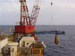 A Flaire Boom out at sea