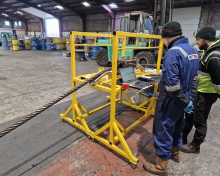 Case Study: Magnetic Rope Testing (MRT) for Steel Wire Ropes in the Oil and Gas Industry