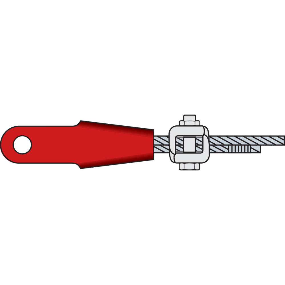 Wedge socket for elavator