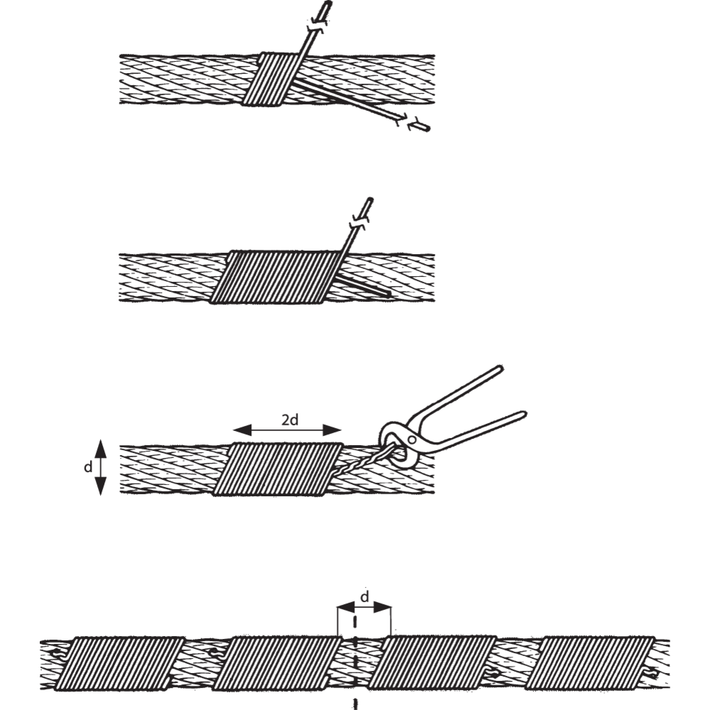 seizing wire rope ends quotation